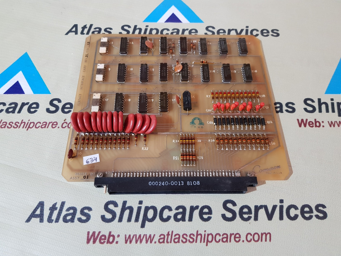 CAMERON 381213 SURFACE INTERFACE CARD
