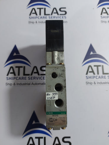 CKD 4F210 PNEUMATIC SOLENOID VALVE AC110V PILOT OPERATED 0.1-1.0 MPa