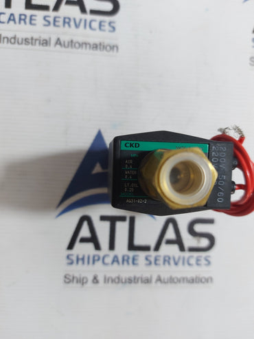 CKD AG31-02-2 SOLENOID VALVE 200/220V