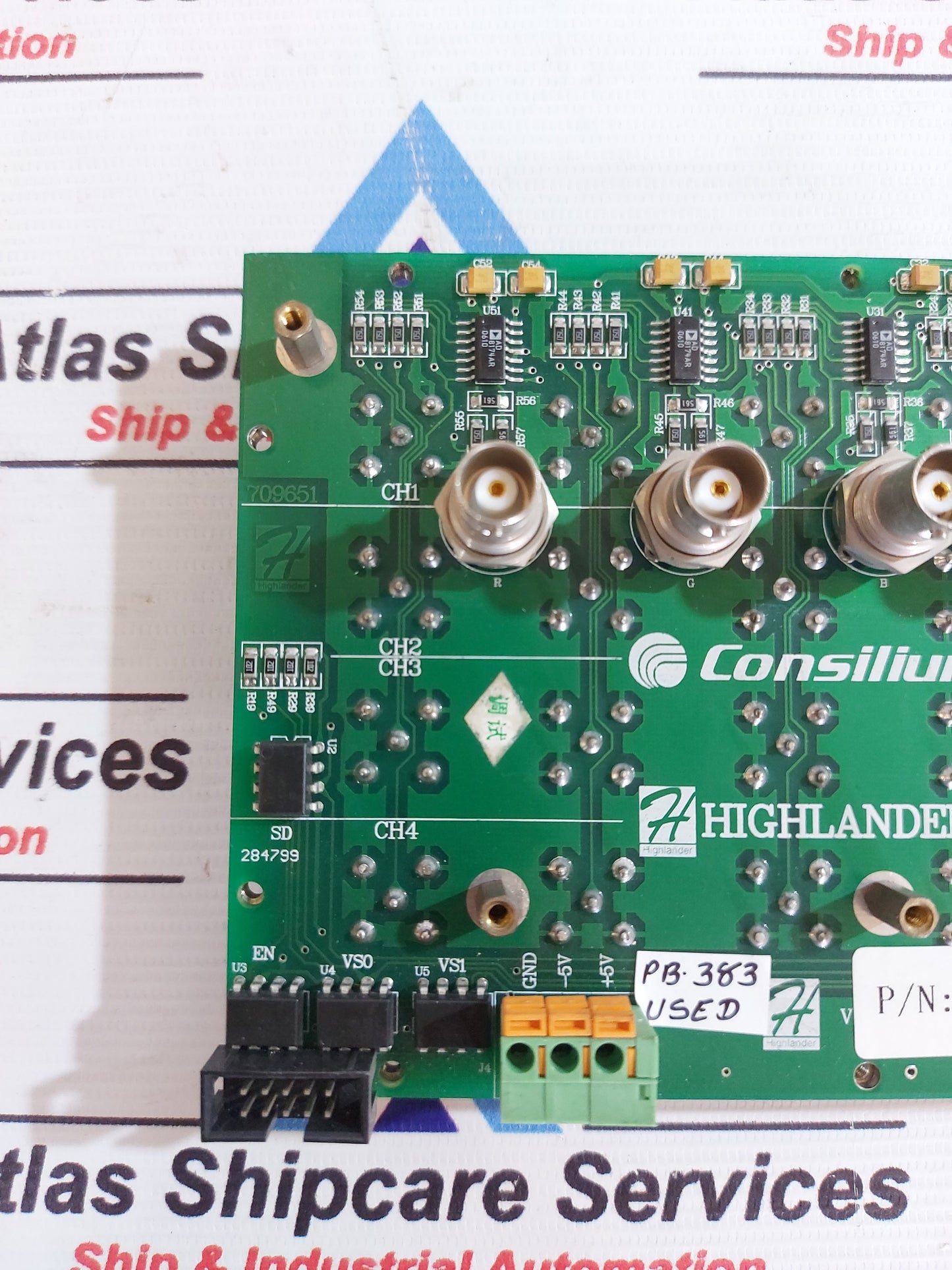 CONSILIUM 709651 HIGHLANDER CONNECTOR BOARD 709655 PB383