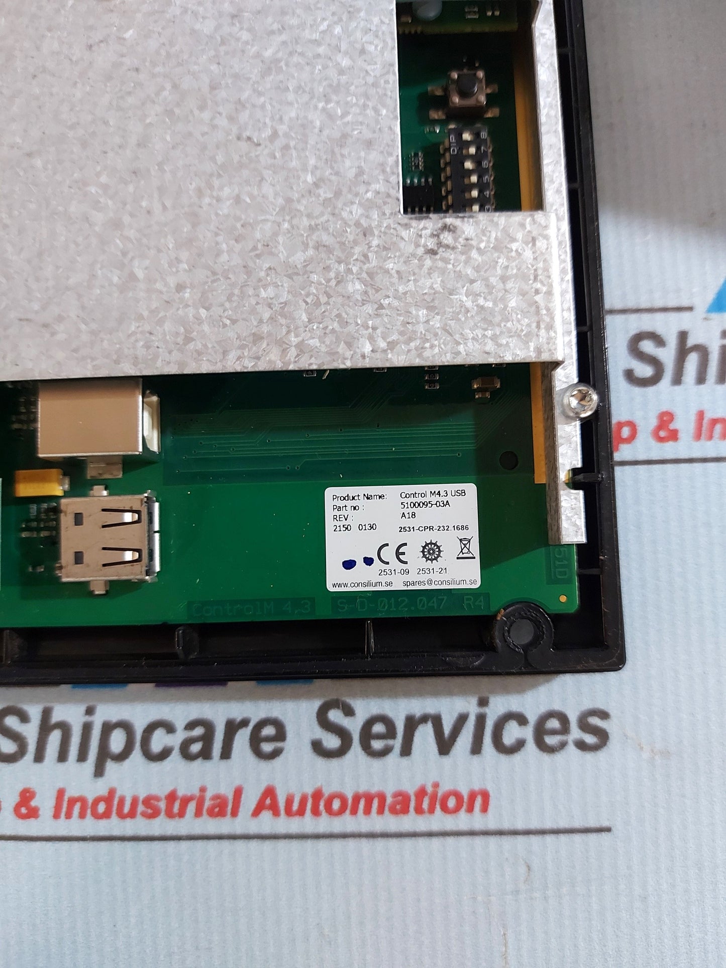 CONSILIUM 5100195-20A CONTROL/REPEATER M 4.3 CARGO EN PANEL