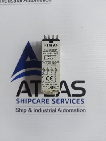 CROUZET RTM A4 ELECTRONIC TIMER RELAY 88896107