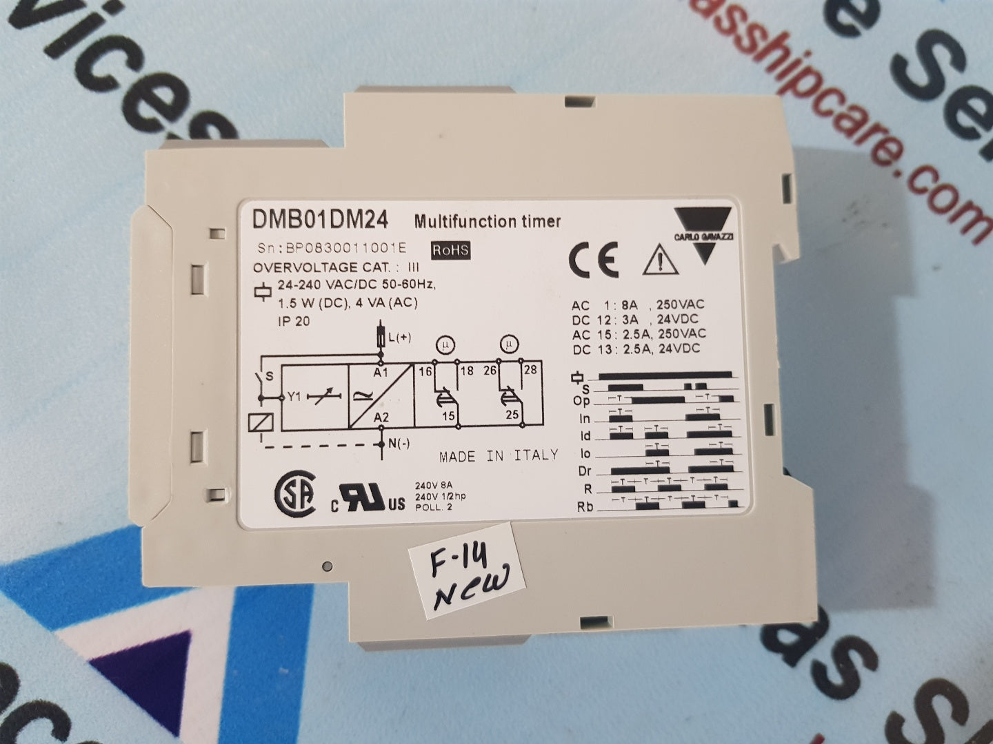 Carlo Gavazzi DMB01DM24 Multi function Timer