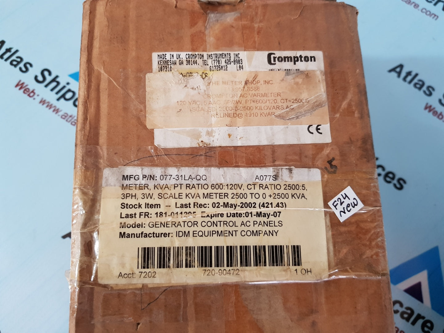Crompton 077-31LA-QQ Ac Varmeter