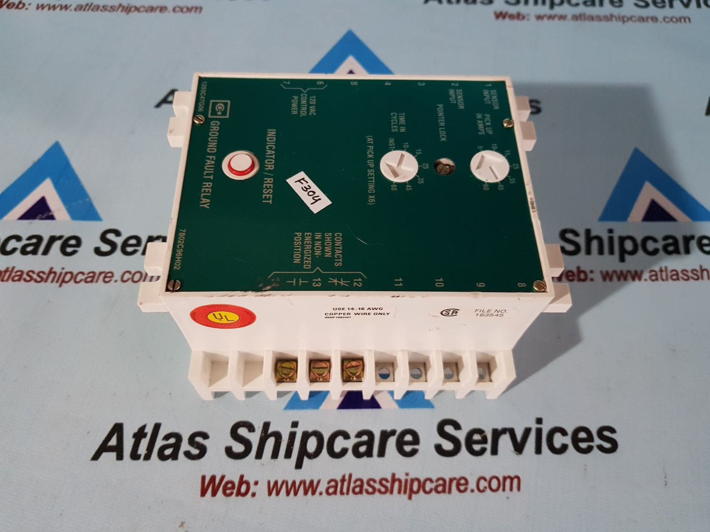 Cutler-Hammer Ground Fault Relay 1293C47G06
