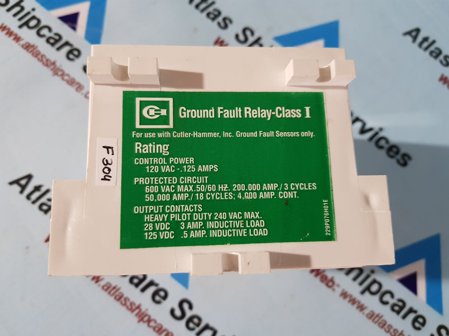 Cutler-Hammer Ground Fault Relay 1293C47G06