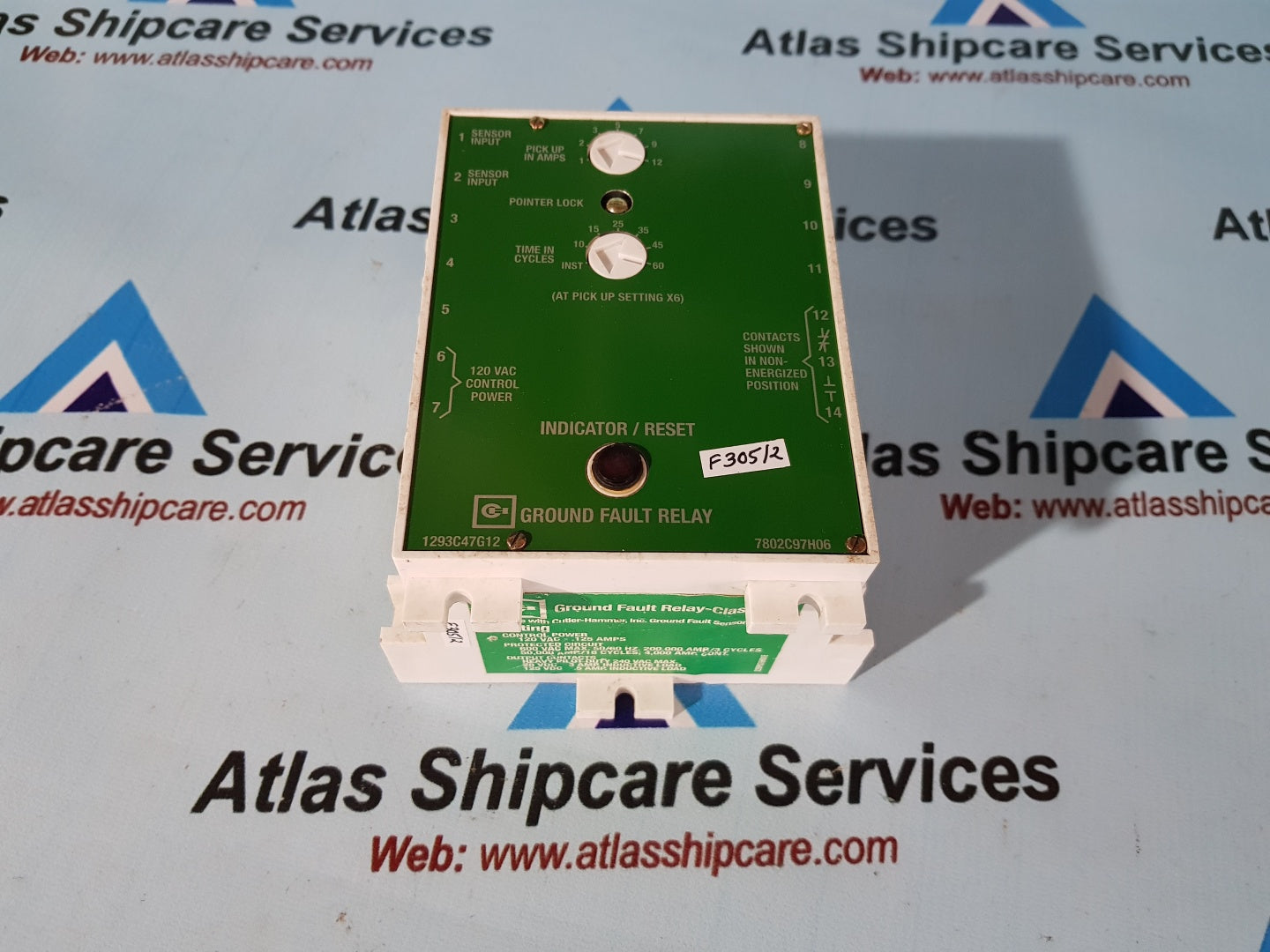 Cutler-Hammer Ground Fault Relay 1293C47G12