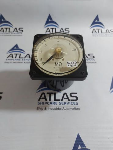 DEESYS W11-AD MEGA OHM INSULATION MONITOR METER PANEL GAUGE 0-5MΩ