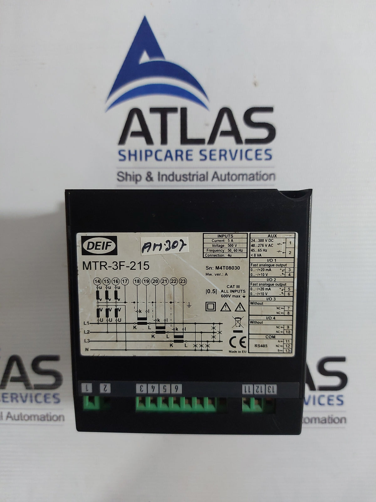 DEIF MTR-3F-215 MULTI-TRANSDUCER 500V 5A 50-60Hz