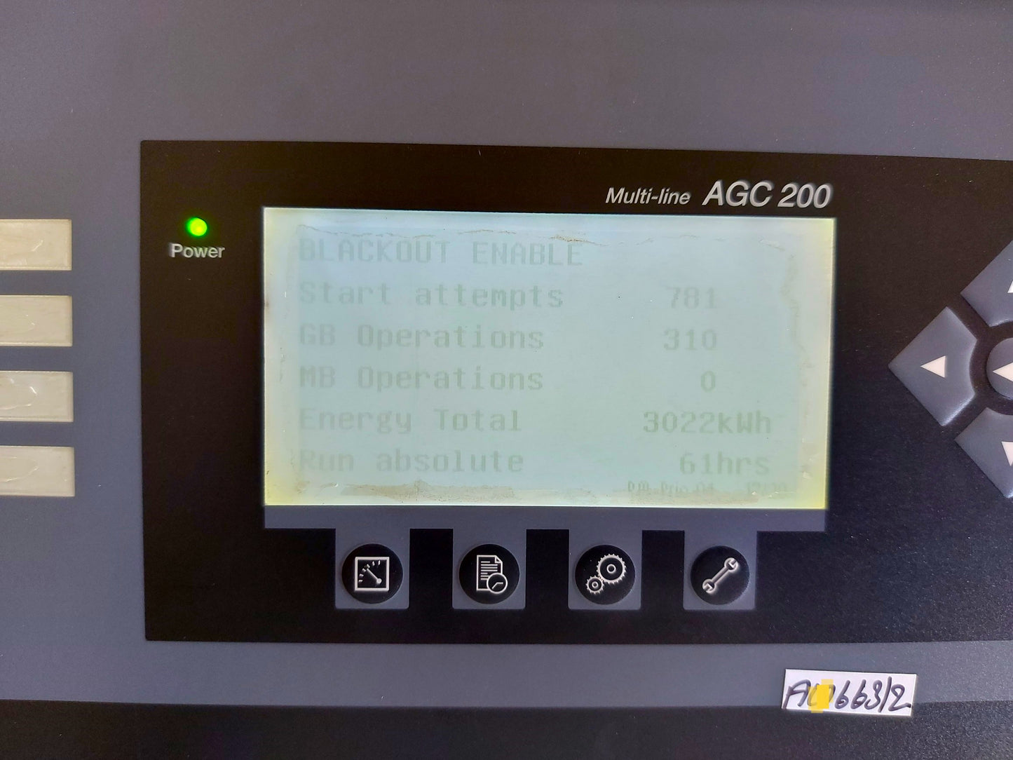 DEIF MULTI-LINE AGC 222 ADVANCED GENSET CONTROLLER 100141792.10