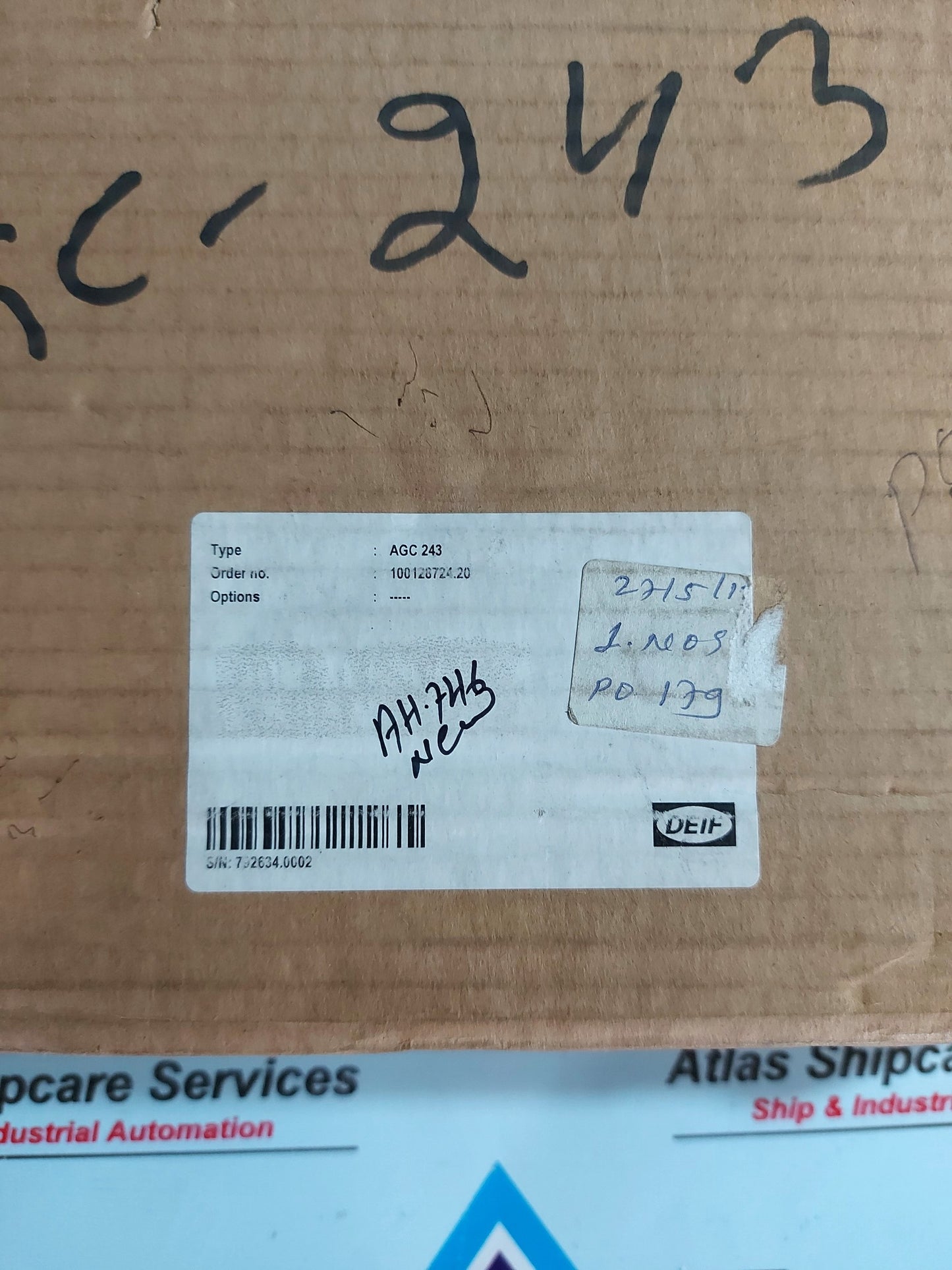DEIF MULTI-LINE AGC 243 ADVANCED GENSET CONTROLLER