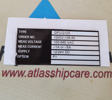 DEIF MULTI-LINE GPU/2/GS GENERATOR PROTECTION UNIT