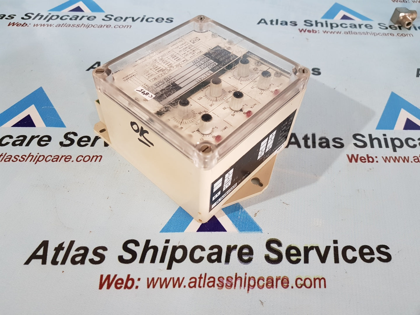 DEIF S-211411 REV.POWER OVERLOAD/CURRENT PROTECTION