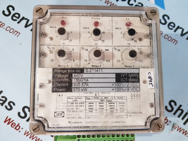 DEIF S-211411 REV.POWER OVERLOAD/CURRENT PROTECTION
