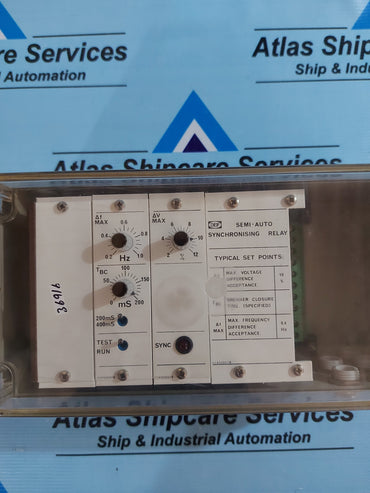 DEIF SEMI-AUTO SYNCHRONISING RELAY