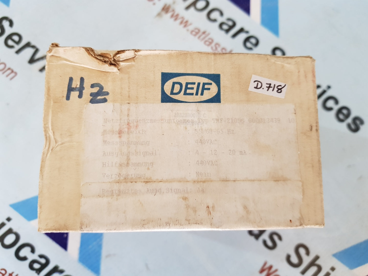 DEIF TMF-210DG/2 FREQUENCY TRANSDUCER