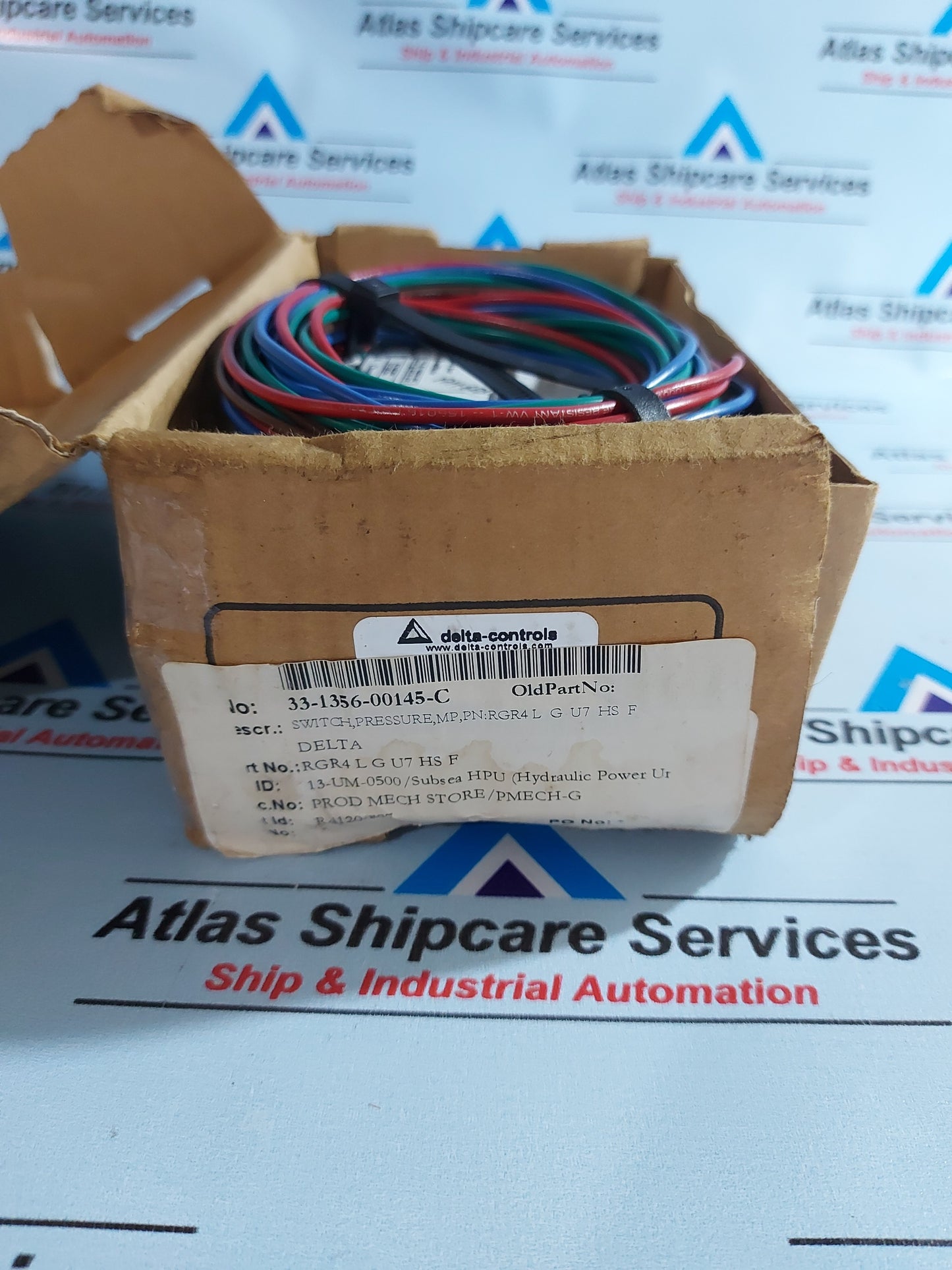 DELTA-CONTROLS RGR4LGW7HSF PRESSURE SWITCH