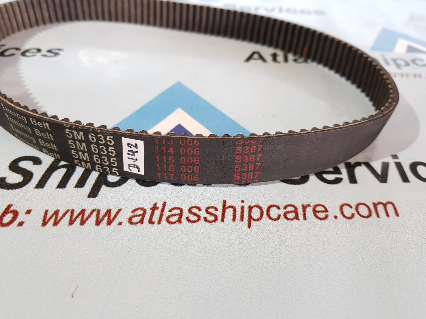 DER 5M 635 TIMING BELT