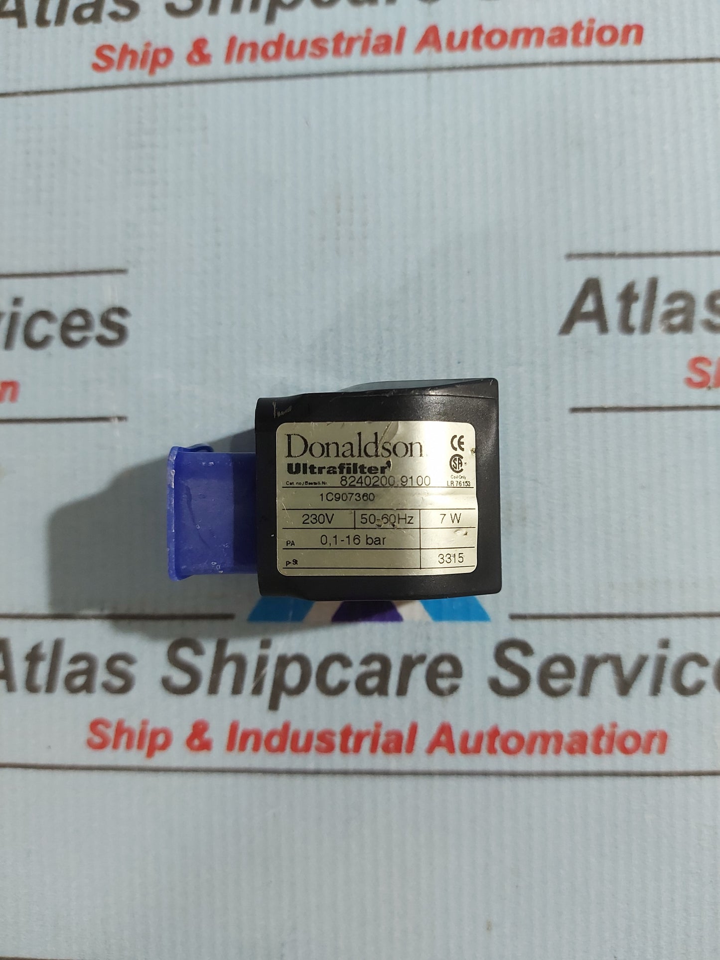 DONALDSON ULTRAFILTER 8240200.9100 SOLENOID VALVE COIL