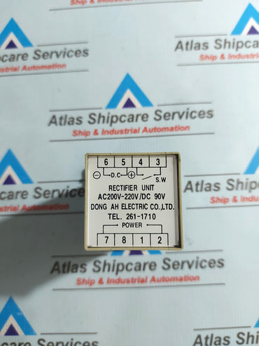 DONG AH ELECTRIC AC200V-220V/DC 90V RECTIFIER UNIT