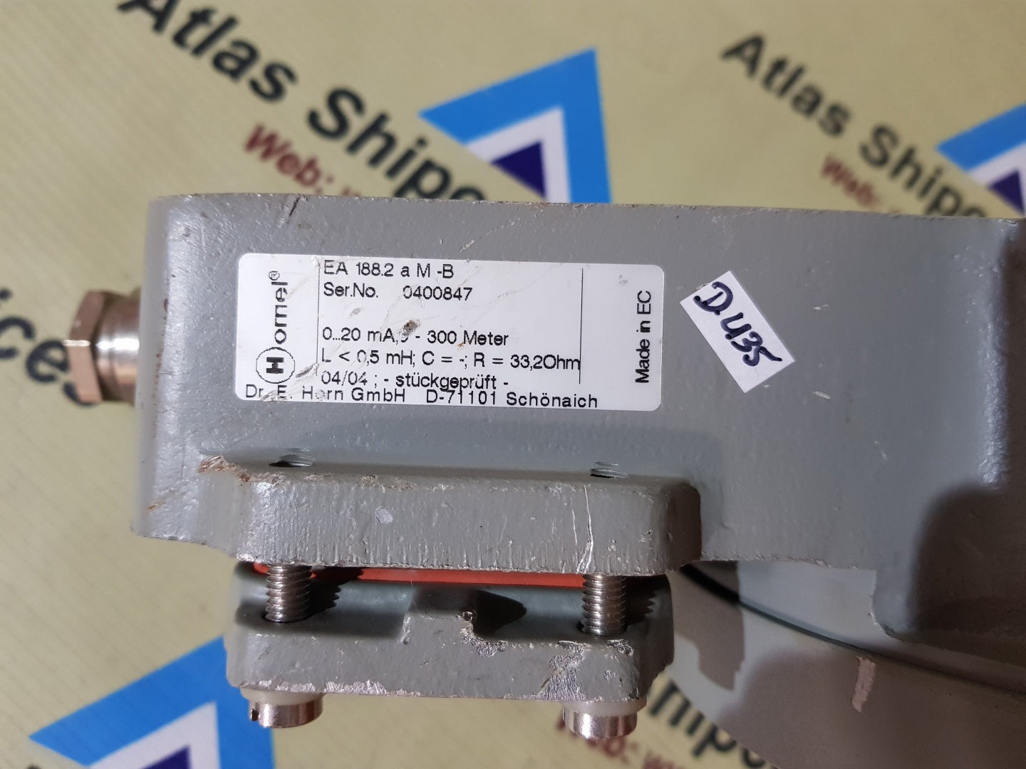 DR.E.HORN EA 188.2 a M-B MOUNTING INDICATOR