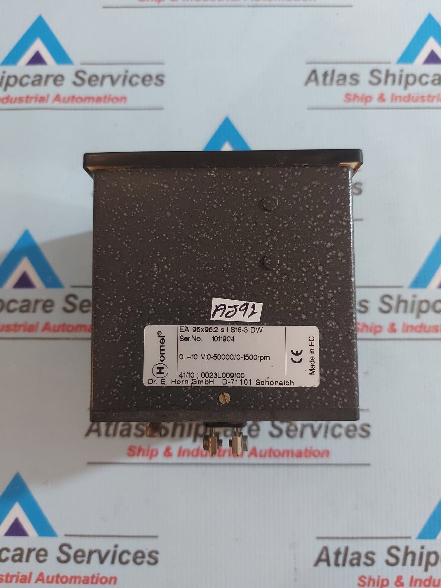 DR.E.HORN EA 96x96.2 s S16-3 DW R.P.M. METER