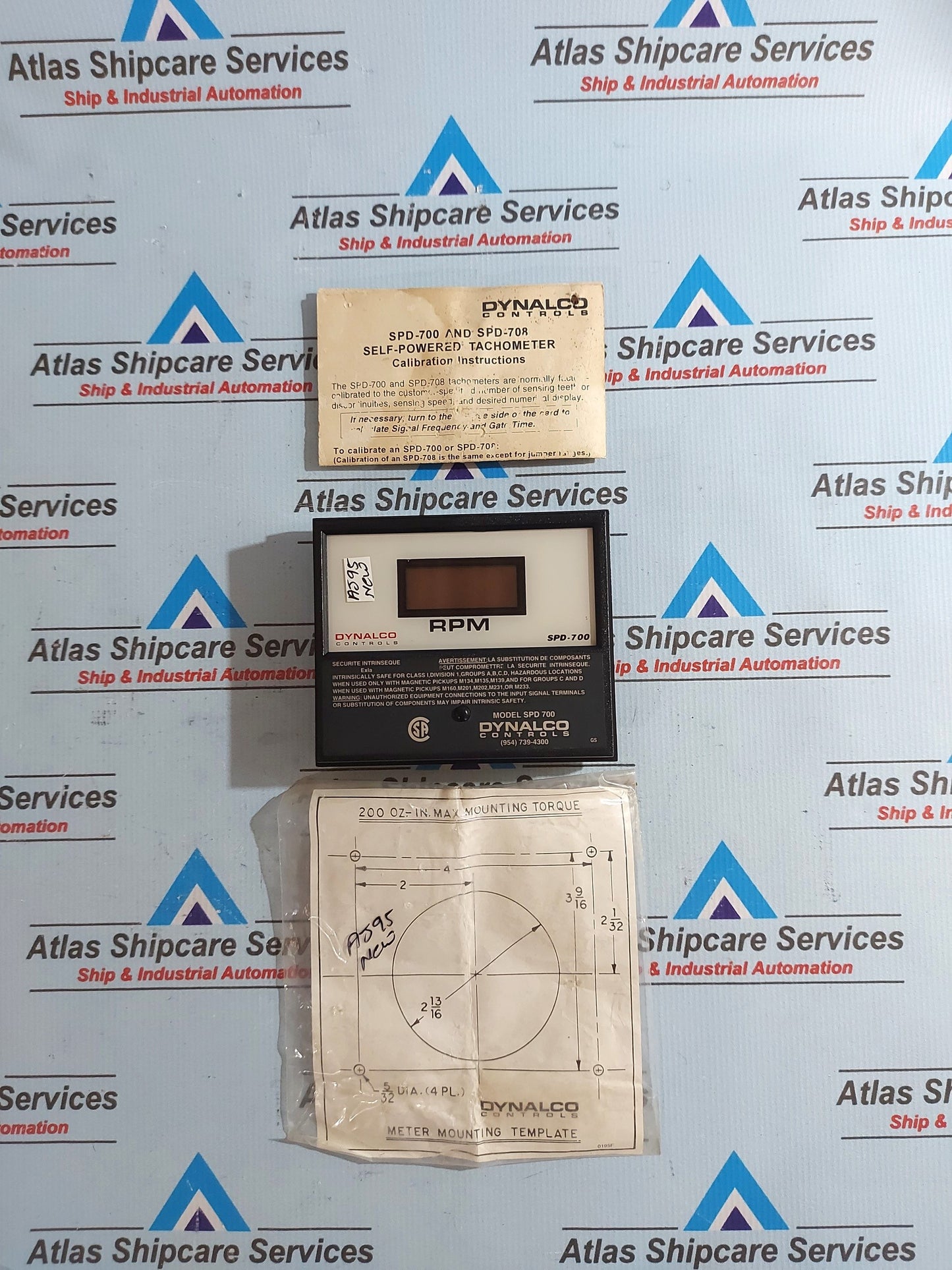 DYNALCO CONTROLS SPD-700 DIGITAL TACHOMETER