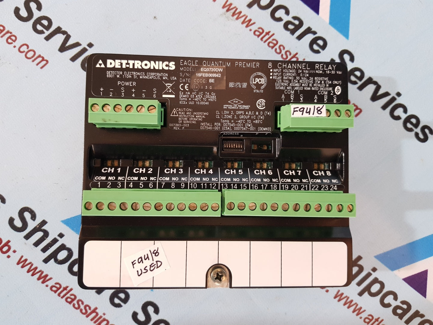 Det-Tronics EQ3720DW Eagle Quantum Premier 8 Channel Relay