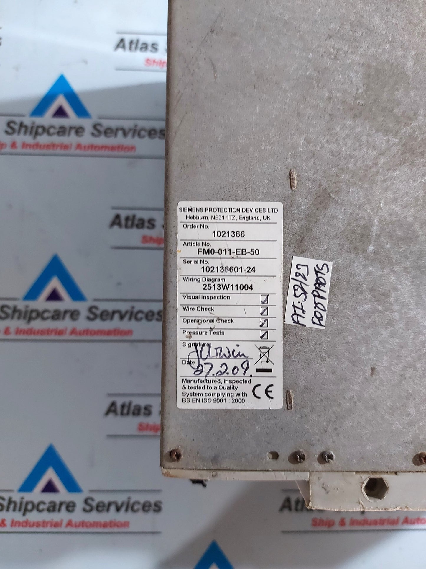 EASUN REYROLLE DELTA FM0-011-EB-50 PROTECTION RELAY