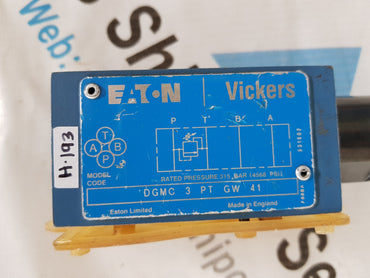 EATON VICKERS DGMC 3 PT GW 41 PRESSURE RELIEF VALVE