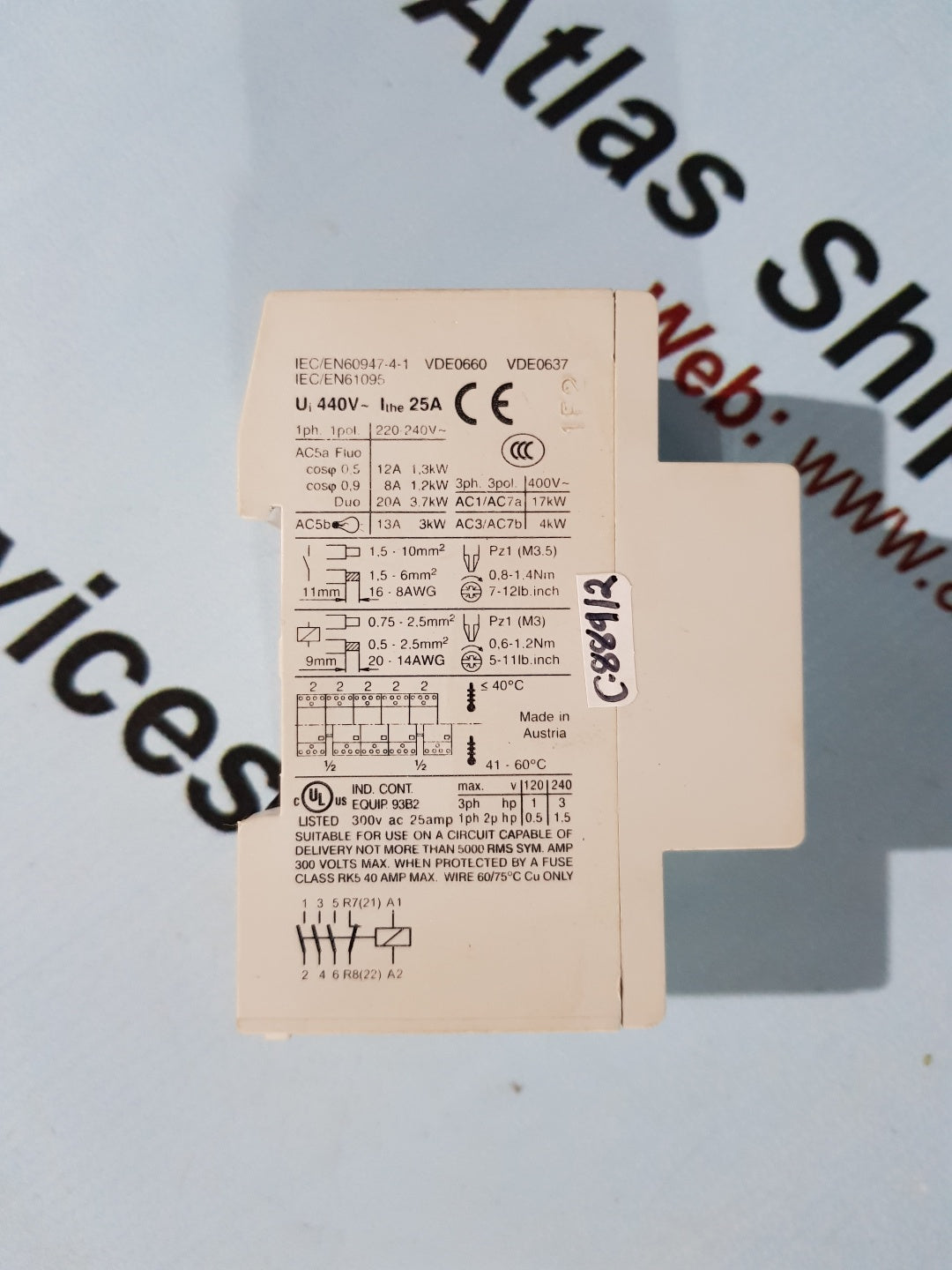 EATON Z-SCH230/25-31 CONTACTOR 230V 50HZ
