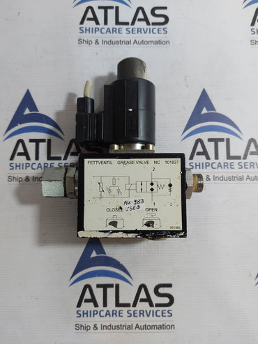 ELECTRICALLY OPERATED GREASE SHUT-OFF VALVE NC 101827
