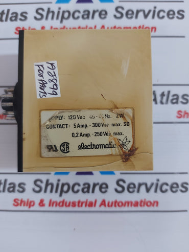 ELECTROMATIC S-SYSTEM SC 210 120 TIME DELAY RELAY 0.5 Sec