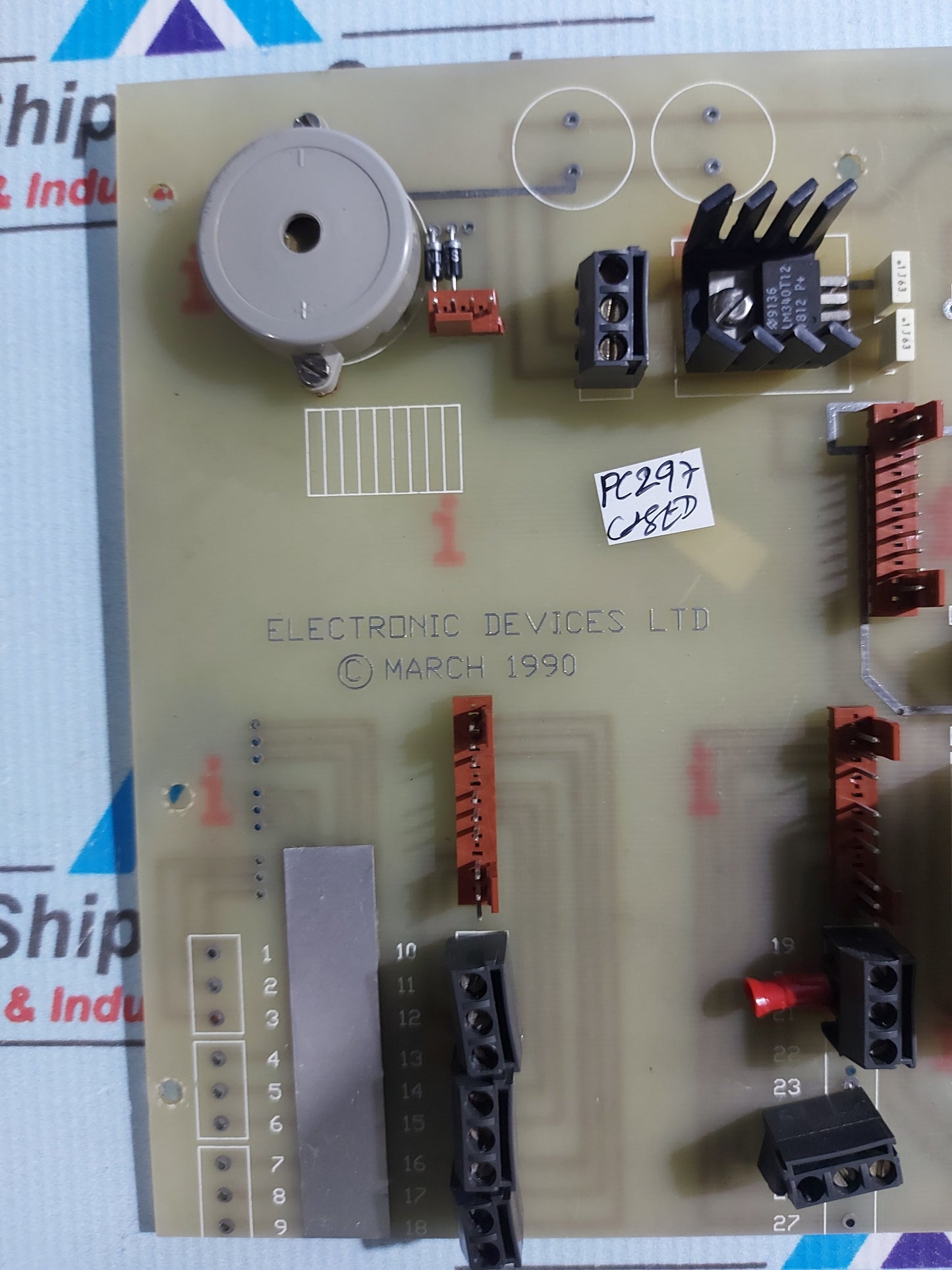 ELECTRONIC DEVICE LTD 2721 PCB CARD