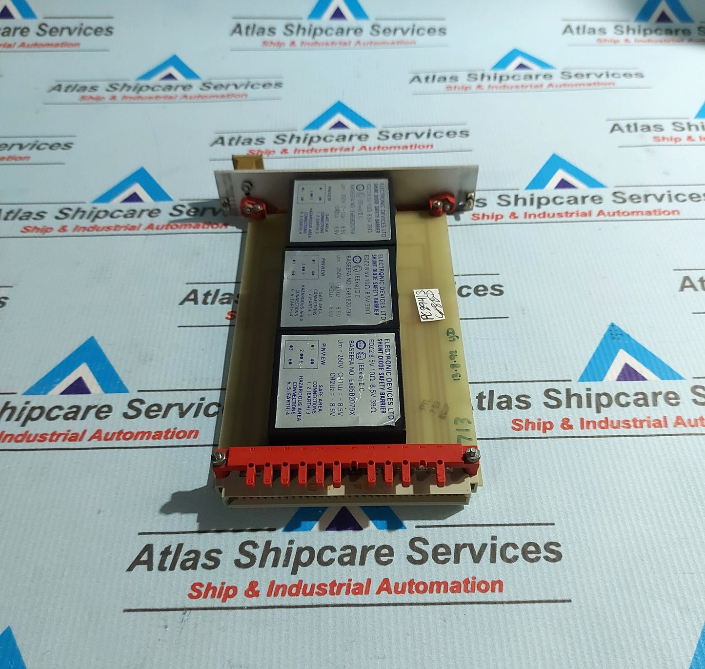 ELECTRONIC DEVICE LTD ED 750 ZENER BARRIER PCB CARD
