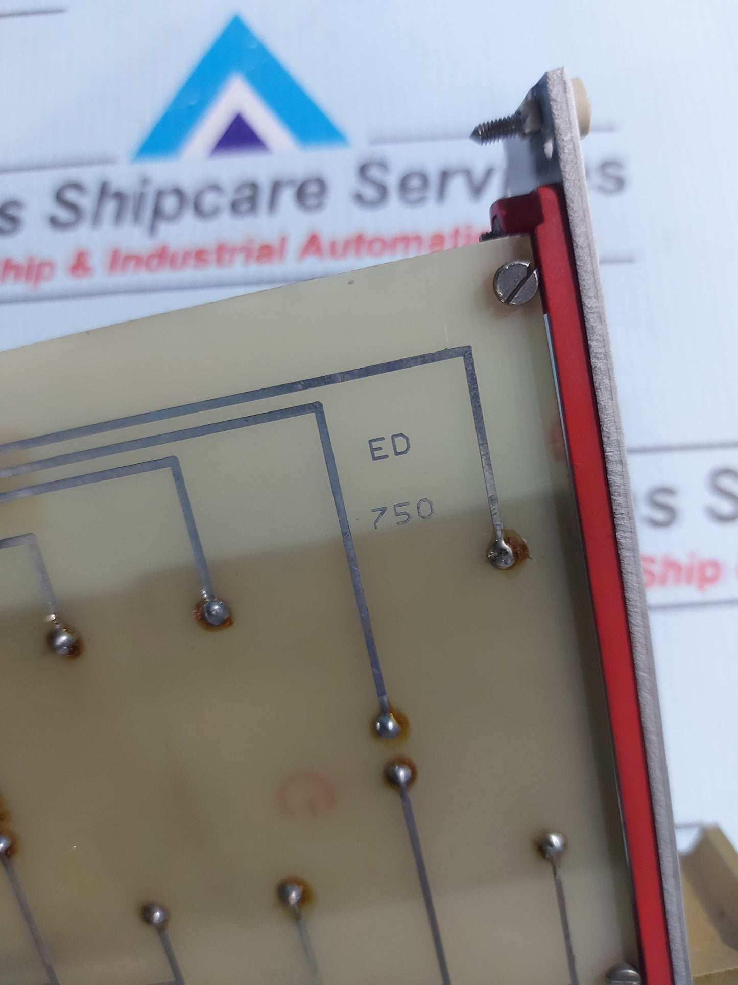 ELECTRONIC DEVICE LTD ED 750 ZENER BARRIER PCB CARD