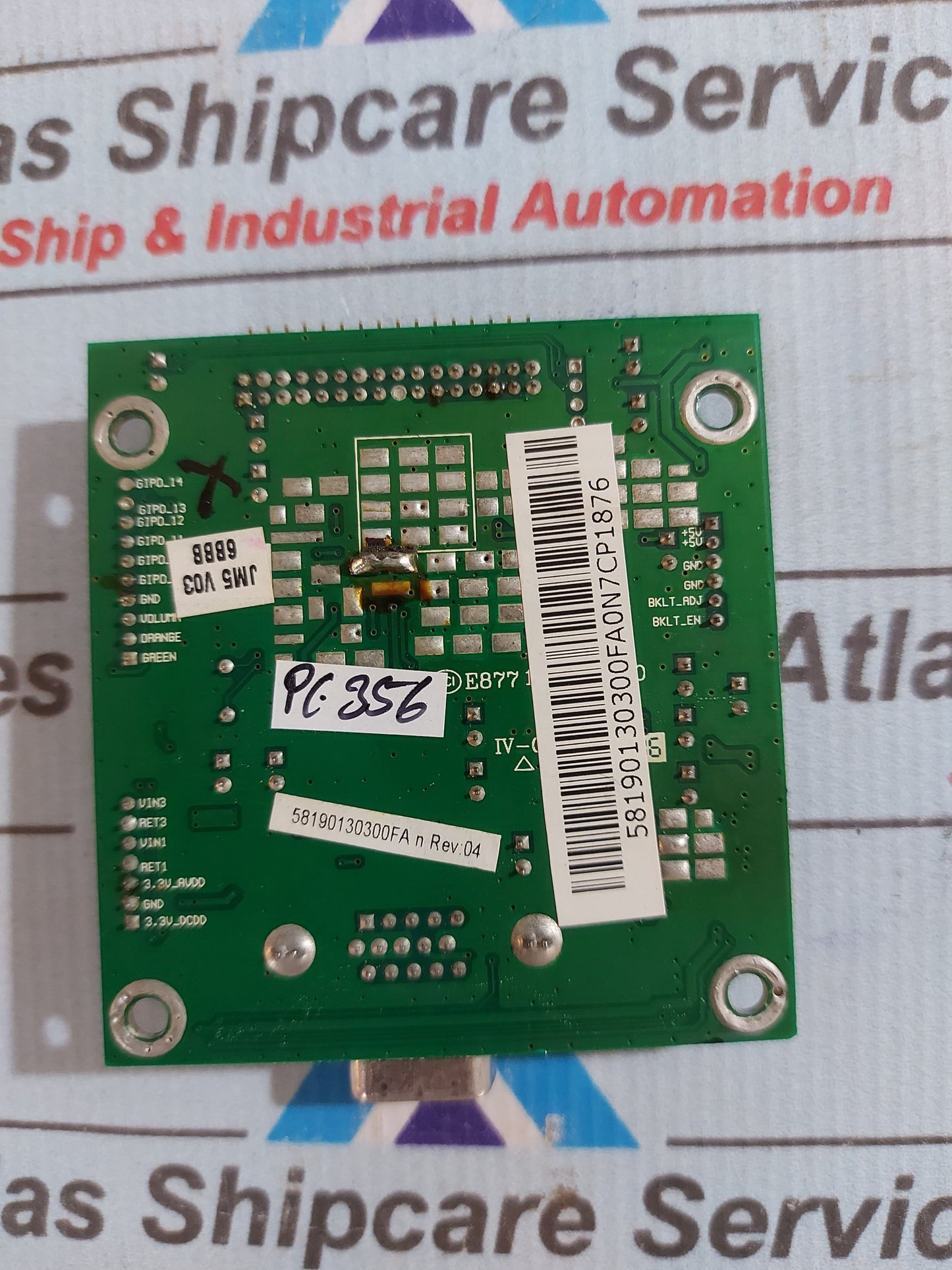 ELO TOUCHSYSTEM 58190130300FA MAIN VIDEO CARD UNIT