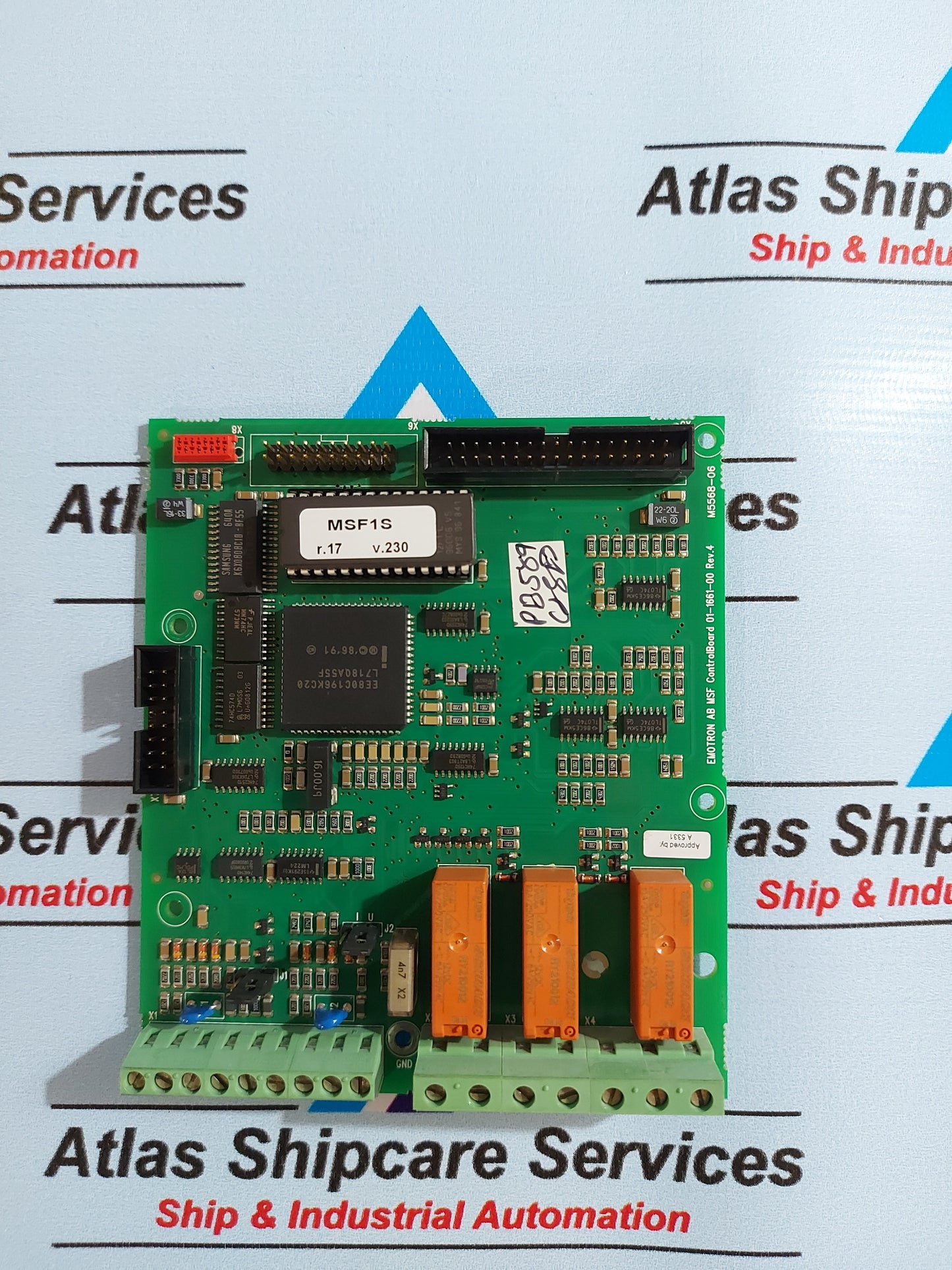 EMOTRON 01-1661-00 REV.4 MSF CONTROLBOARD
