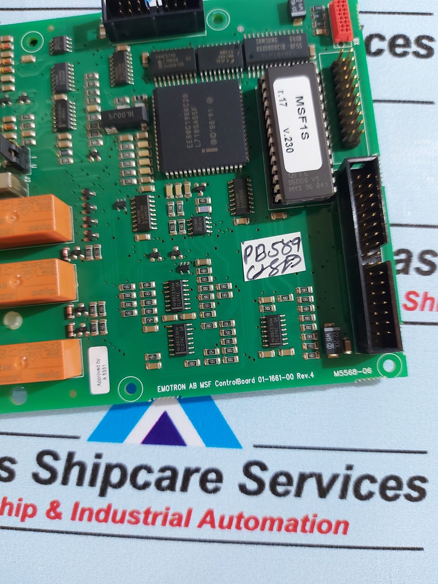 EMOTRON 01-1661-00 REV.4 MSF CONTROLBOARD