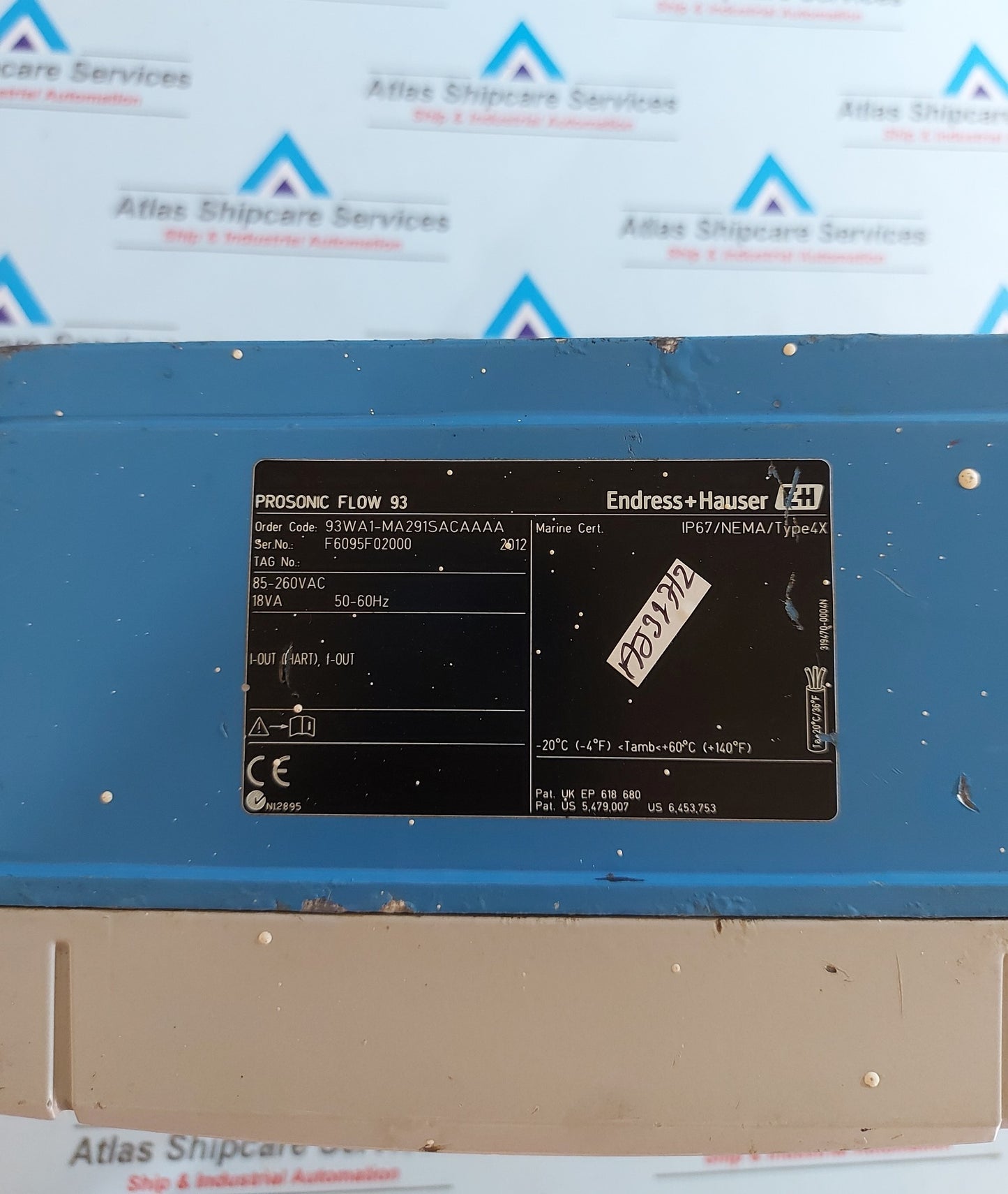 ENDRESS+HAUSER PROSONIC FLOW 93 93WA1-MA291SACAAAA