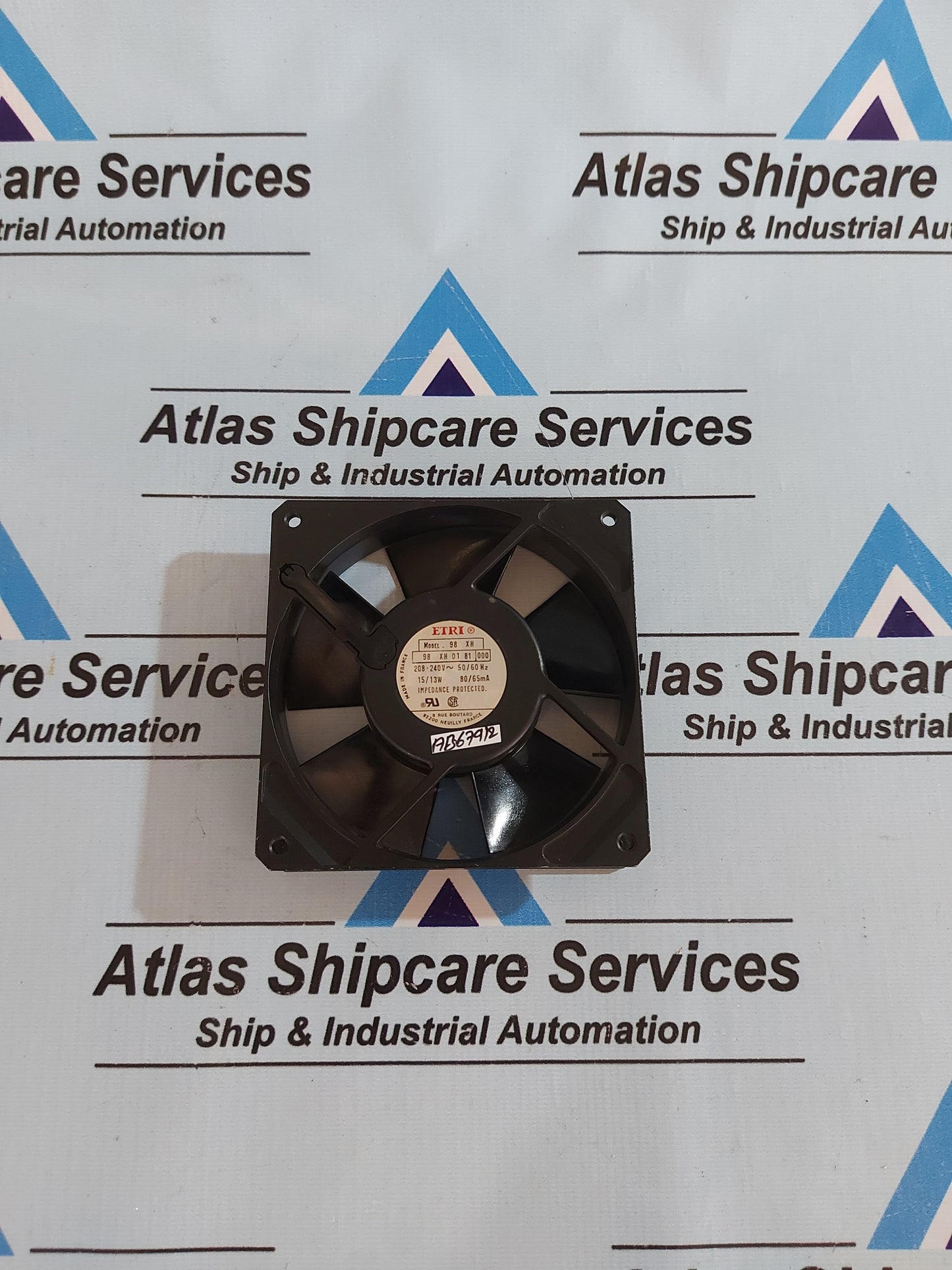 ETRI 98 XH 98XH0181000 AC COOLING FAN AXIAL BALL BEARING 208-240V~