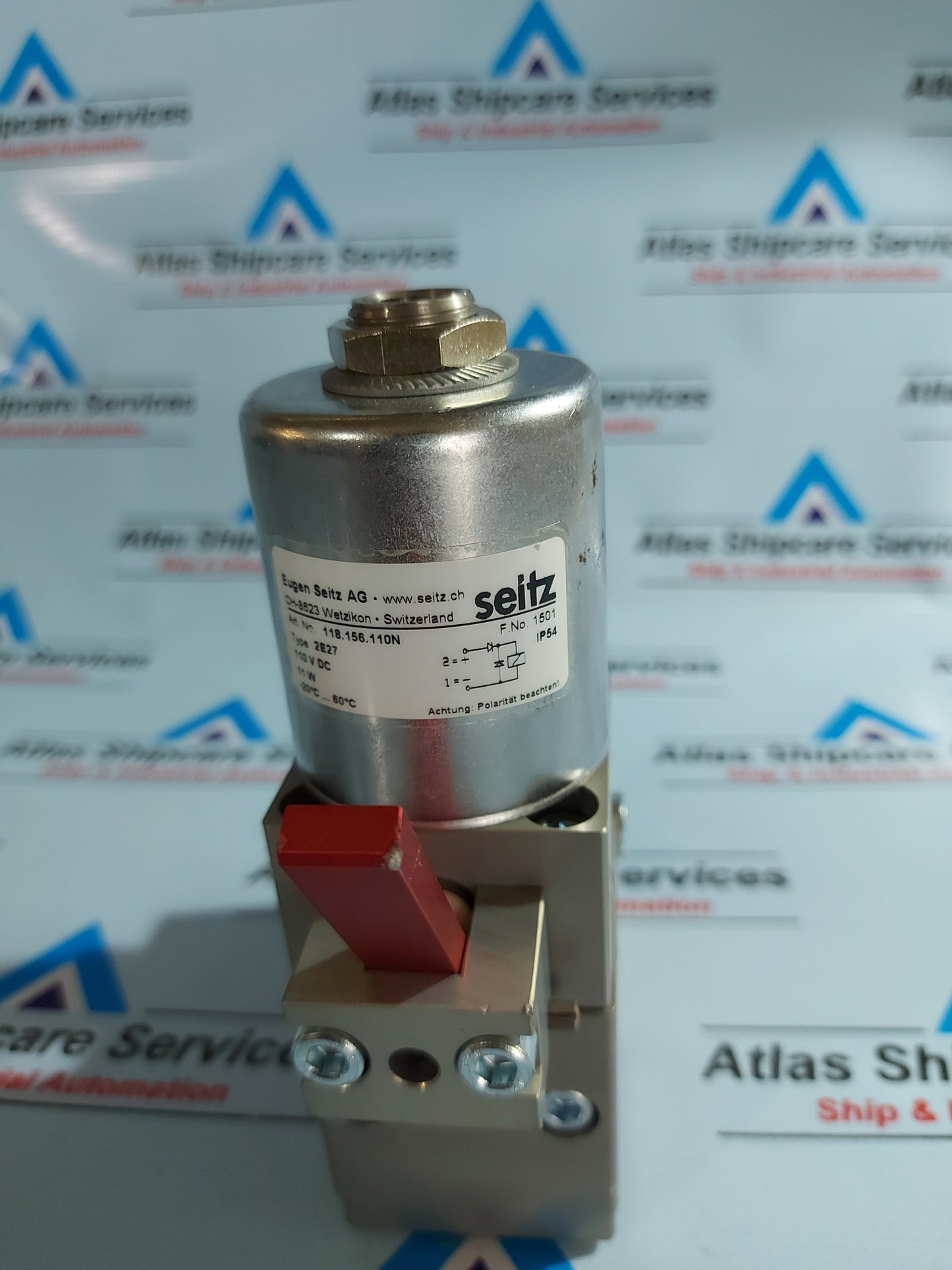 EUGEN SEITZ 118.156.110N SOLENOID VALVE 110V DC