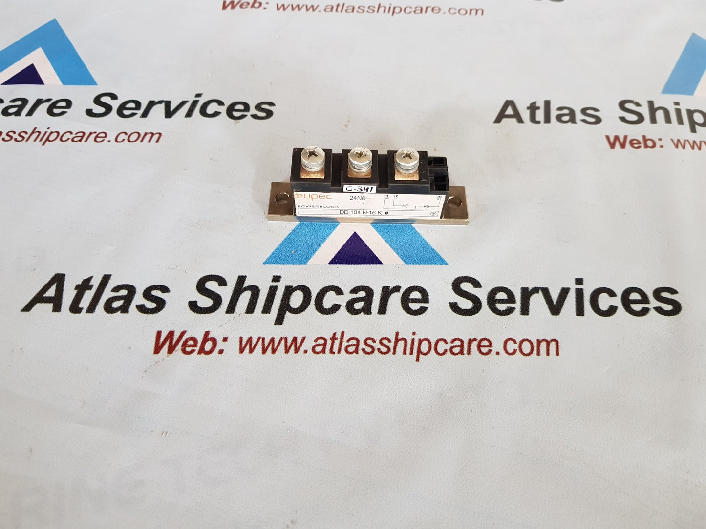EUPEC DD104N16K# POWER BLOCK THYRISTOR MODULE