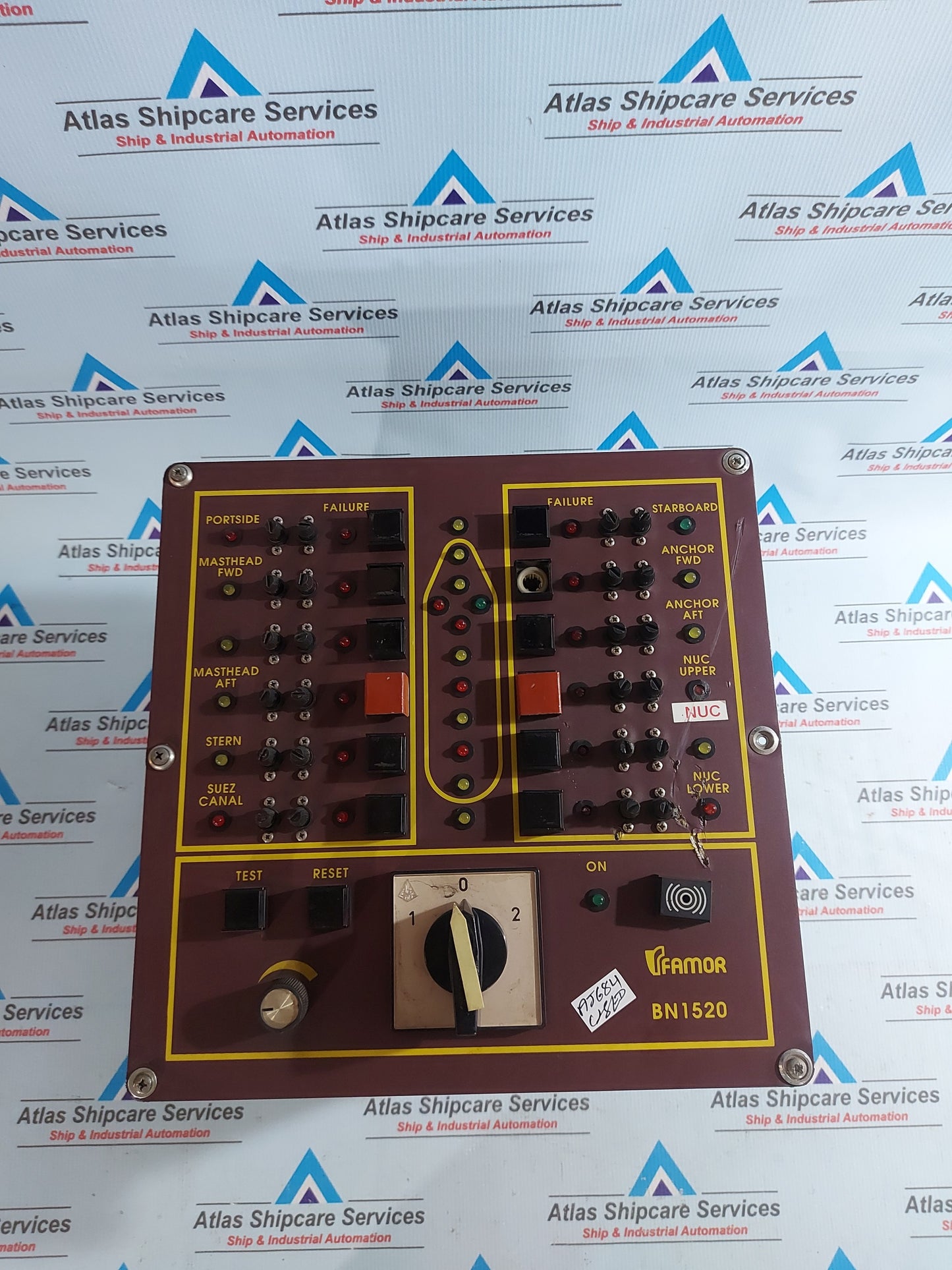 FAMOR BN 1520-06 8138P NAVIGATION & SIGNAL LIGHT CONTROL PANEL
