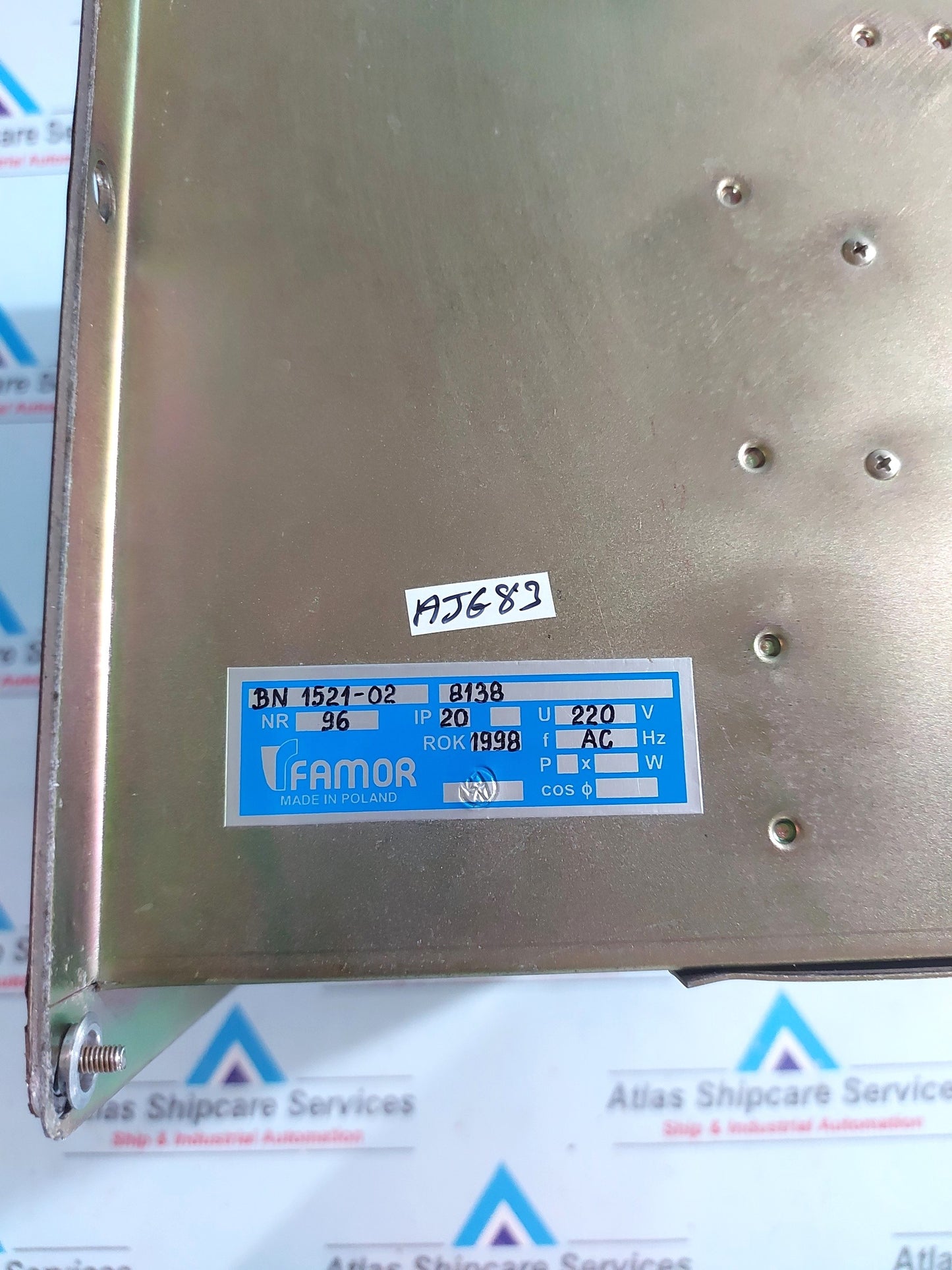 FAMOR BN 1521-02 IP20 SIGNAL LIGHT CONTROL PANEL MODULE