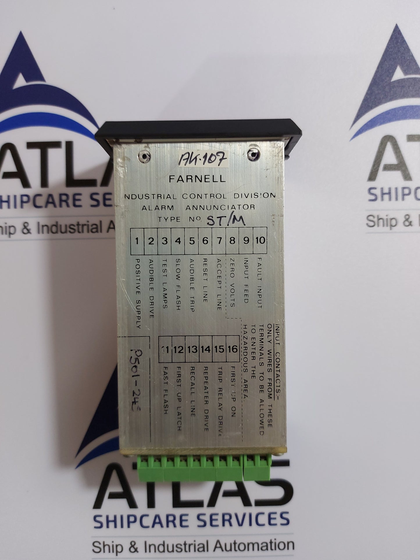 FARNELL ST/M INDUSTRIAL CONTROL DIVISION ALARM ANNUNCIATOR