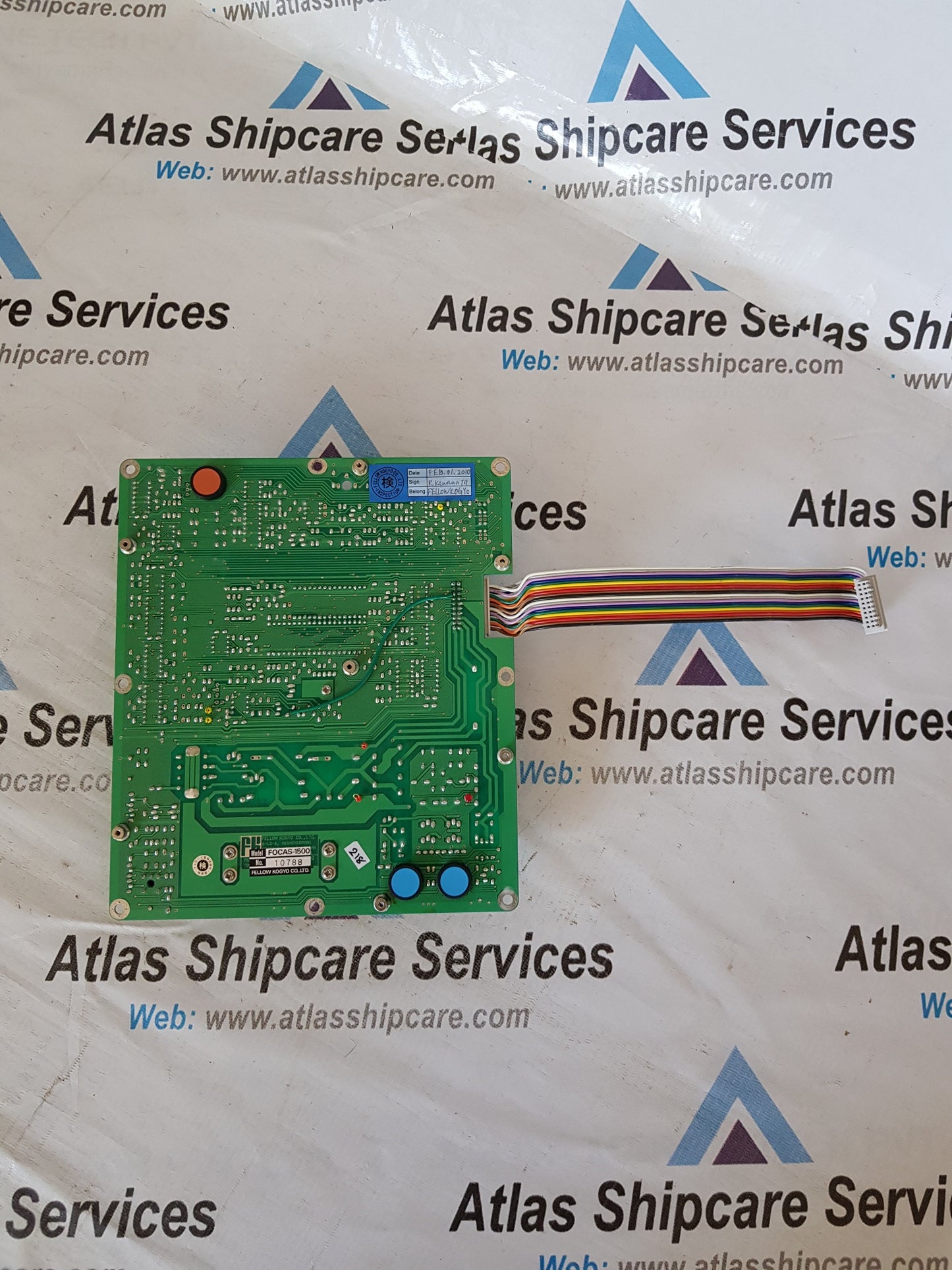 FELLOW KOGYO FOCAS-1500C-19-M02 ALARM DIAPLAY BOARD