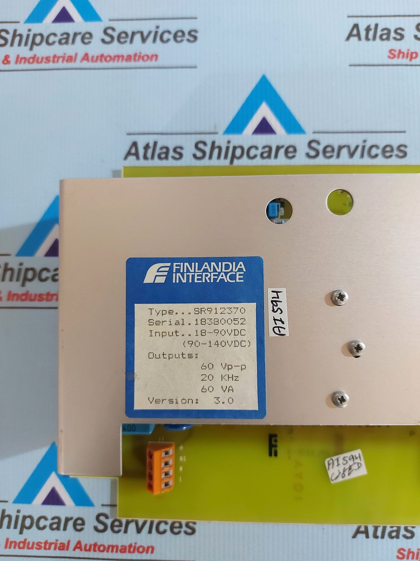 FINLANDIA INTERFACE SR912370 POWER SUPPLY