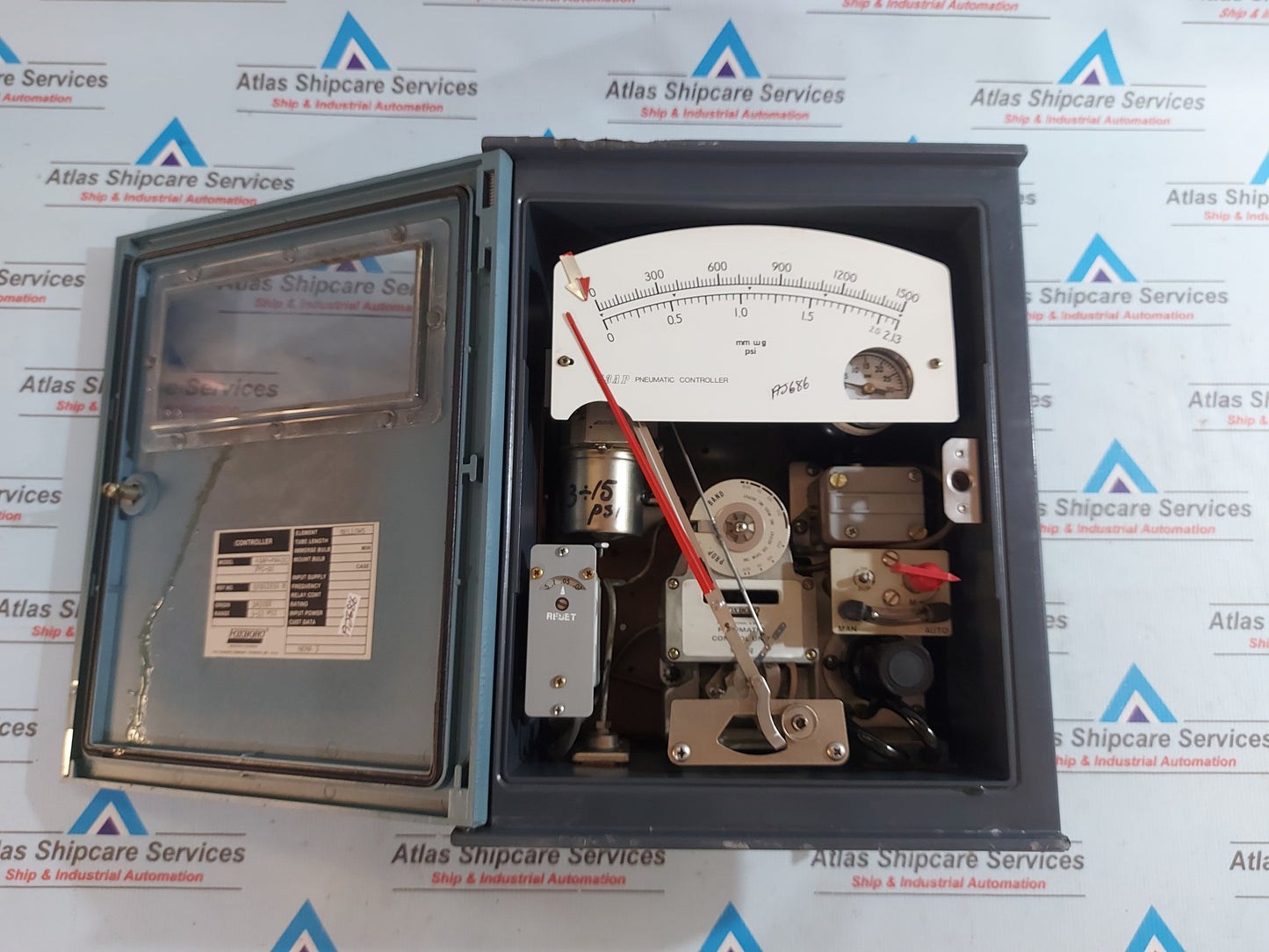 FOXBORO 43AP STABILOG PNEUMATIC CONTROL UNIT 43AP-PA42C/PC-00