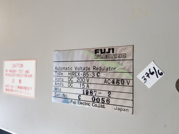 FUJI AUTOMATIC VOLTAGE REGULATOR HIREX-85-3C